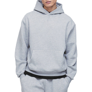 Hoodies lourds de haute qualité pour hommes 300-500gsm Cotton Hoodies Oversized Pullover Blank Hoodies Factory - Product Image 3