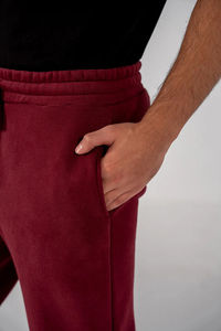 Premium Men's Fleece <b>Trousers</b> Mid <b>Drawstring</b> Closure Casual Flat Front Lace Detail Eco-Friendly High Quality Customizable Sizes - Product Image 6