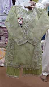 Más vendidos de alta calidad Girls partywear kameez con gharara pakistaní Exportación de calidad partywear kameez con gharara precio barato - Product Image 3