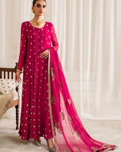 ชุดเดรสทำงานผู้หญิงคุณภาพเยี่ยมทันสมัยปี 2025-2026 ผ้าฝ้ายซาลวาร์ คามีซ ล่าสุดสำหรับงานปาร์ตี้ 01266 - Product Image 5