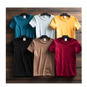 เสื้อยืดคอกลมสำหรับผู้ชายผลิตโดยตรงจากโรงงานผลิตสีออกแบบเองส่งออกจากโรงงาน - Product Image 4