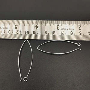 5 Pairs Copper V Shape <b>Earring</b> <b>Hooks</b> 18K Gold Silver & Rose Gold Plated DIY Feature E-Coated Jewelry Findings Packed in Bag - Product Image 4