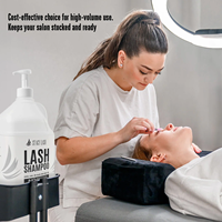 Shampooing moussant hydratant pour extensions de cils, végétalien, sans cruauté, pH équilibré, sans parabène, sans bétaine, sans huile, 1US Gal