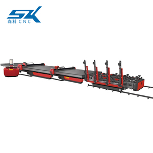 Yükleme kesme için 4228 otomatik çok fonksiyonlu düz cam işleme makineleri üretim hattı - Product Image 5
