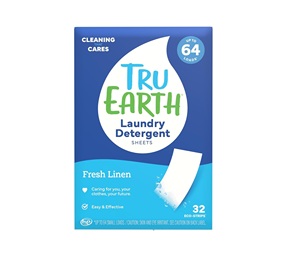 Feuilles de lessive sèche Tru Earth Fresh Linen – 32 bandes - Product Image 1
