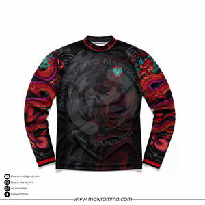 Mawra OEM Rashguard personnalisé à manches courtes, extensible dans 4 directions, impression par sublimation, t-shirt de compression pour hommes, fitness, musculation, entraînement - Product Image 3