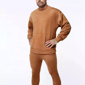 เสื้อสเวตเตอร์คอกลมสำหรับผู้ชายเสื้อสเวตเชิ้ตผ้าฝ้ายโพลีเอสเตอร์กำหนดสีเองไซส์ XS สำหรับฤดูหนาว - Product Image 3