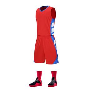 Vente en gros de maillots de basket-ball XS personnalisés, ensemble d'uniformes, vêtements de sport respirants confortables à séchage rapide imprimés par sublimation pour les joueurs - Product Image 5
