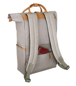 Sac à dos pour ordinateur portable en toile hydrofuge végétalien élégant Pugmark compartiment étanche Softback unisexe pour étudiants professionnels - Product Image 3
