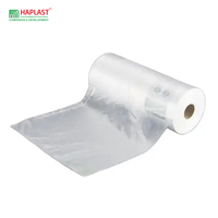 Prix de gros usine Sacs à légumes biodégradables/compostables en HDPE/LDPE de qualité alimentaire, rouleau plat facile à dérouler Haplast