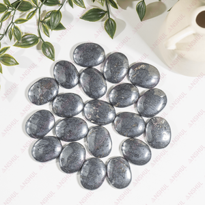 Piedras Planas de Hematita Cristalina Pulida de Primera Calidad al por Mayor para Sanación, Meditación y Decoración - Product Image 2