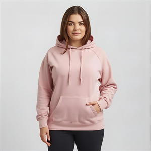 เสื้อสเวตเตอร์แบบสวมศีรษะทรงหลวมมีฮู้ดสำหรับผู้หญิงฟรีไซส์โลโก้ออกแบบได้ตามต้องการ - Product Image 4