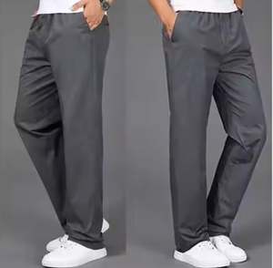 กางเกงจ็อกเกอร์ทรงตรงเอวกลางสำหรับผู้ชาย มีกระเป๋า สวมใส่สบายในชีวิตประจำวัน ผลิตจากผ้าฝ้ายรักษ์โลก รับผลิตแบบ OEM - Product Image 6