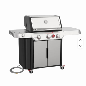 Griglia a gas naturale in acciaio inox 513 pollici quadrati nera pronta per la spedizione - Product Image 1