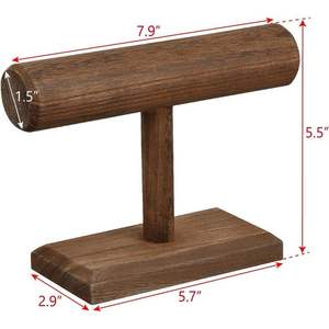 Precio de fábrica Expositor de joyería de madera Soporte de exhibición de joyería único Soporte de exhibición de pendientes para Decoración - Product Image 2