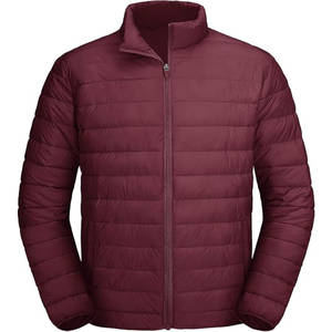 Professional Quality Winter Puffer Jacket Unisex Shiny Bubble <b>Quilted</b> Coated Front Waterproof Windproof Eco-Friendly Custom - Product Image 6