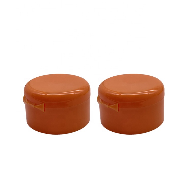 Plastic Cosmetic Cap Flip Top Cap Smooth Surface 24mm Plastic Cap for Bottle