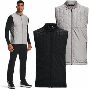 Veste de printemps à col montant épais, souple et respirante pour l'extérieur Gilet matelassé personnalisé pour hommes - Product Image 1
