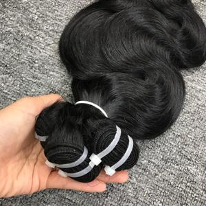 วิกต่อผมมนุษย์บริสุทธิ์จากเวียดนามเครื่องทอผมลอนคู่100% สีธรรมชาติแบบนุ่ม1B - Product Image 5