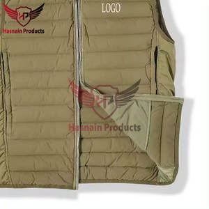 Chaqueta de invierno de burbuja sin mangas personalizada de fábrica al por mayor de primera calidad para hombres con forro acolchado-Chaqueta acolchada para hombre - Product Image 4