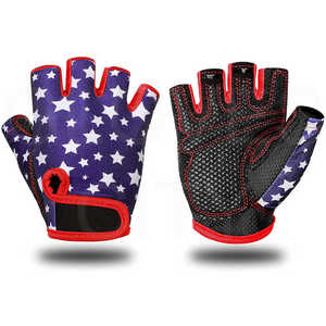 Precio al por mayor cómodos guantes de levantamiento de pesas Acolchados transpirables para interiores y exteriores culturismo GUANTES DE Fitness para Unisex - Product Image 1