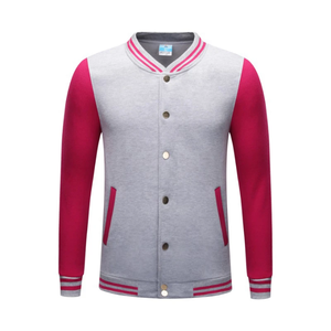 Oem Haute Qualité Écusson Broderie Hommes Collège Personnalisé Baseball Bomber Letterman Crop Cuir Manches Grande Taille Varsity Veste - Product Image 3