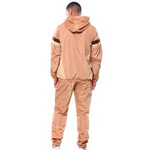 Ensemble survêtement coupe-vent léger d'hiver, idéal pour les activités de plein air, streetwear, capuche, hommes, 100% - Product Image 4