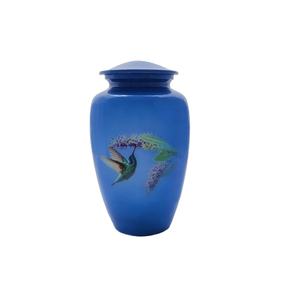 Fabrication directe bon prix urnes de crémation pour animaux de compagnie en laiton américain 'Enjoying Birds Heaven' Design Fresh Arrival Funeral Supplies - Product Image 1