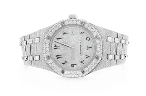 ที่ขายดีที่สุดที่กําหนดเองอย่างเต็มที่Iced OutเพชรMoissaniteนาฬิกาสําหรับผู้ชายHip Hopเพชรเครื่องประดับนาฬิกาของขวัญ - Product Image 2