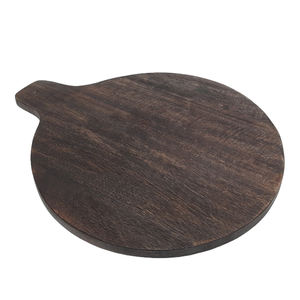 Conception fantaisie planche à découper en bois fini foncé Fruits légumes planche à découper dessus de Table accessoire de cuisine en vrac fait à la main - Product Image 6