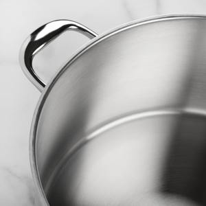 Olla de Cocina de Acero Inoxidable de Alta Calidad con Tapa, Cacerola Ecológica para Fiestas, Almacenamiento de Alimentos para Todas las Temporadas - Product Image 1