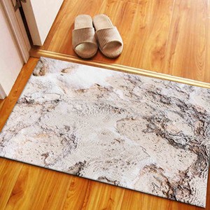 Tapis imprimé paysage naturel : Décoration moderne pour la maison avec des tons doux et une texture, tapis à poils doux - Product Image 5
