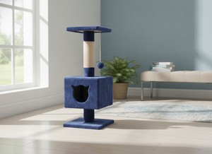 Rascador Amistar Blue Haven de alta calidad para gatos y gatitos de todas las razas y tamaños. - Product Image 3