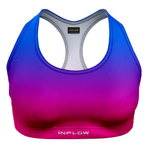 Top Corto Halter para Mujer, Color Azul Marino, con Logotipo Personalizado, Transpirable, Talla Grande, Ligero, Elástico, Suave como la Mantequilla, para Ejercicio Físico - Product Image 1