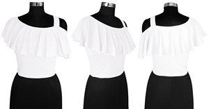 เสื้อยืดอินเดียแบบถักทันสมัยสวมใส่สบายสำหรับผู้หญิงสไตล์ทางการเสื้อบูติกสั้นสไตล์อินเดียสุดพิเศษล่าสุด - Product Image 6