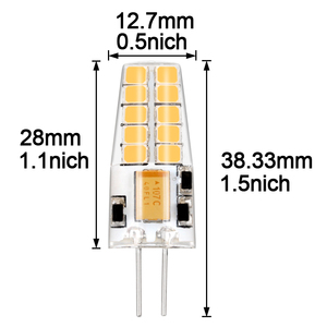 2W G4 <b>LED</b> Bulb AC DC 12V SMD2835 360 Degree Silicone Lamp for Crystal Chandelier Decorative Lighting - Product Image 5