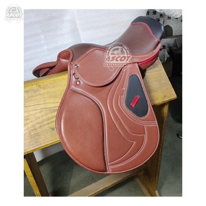 Selle de cheval anglaise personnalisée de haute qualité en cuir importé néoprène ss raccords outillage à main en gros - Product Image 2