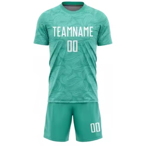 Uniforme de football Offre Spéciale à manches courtes pour garçons Uniforme de football Uniforme de football imprimé par sublimation de haute qualité pour hommes - Product Image 2