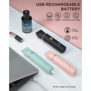Afeitadora Eléctrica Recargable para Mujer, Impermeable, para Uso en Seco y Húmedo, Recortadora Femenina para Zona Íntima, Depiladora Corporal - Product Image 4
