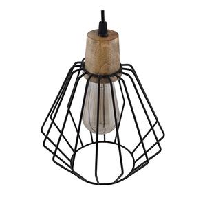 Bombilla de enchufe de luz de madera sólida más vendida, luces colgantes, lámpara de techo colgante, casa, cocina, tamaño personalizado, forma, Color - Product Image 4