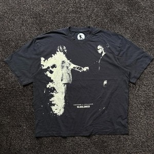 Camisetas Unisex de gran tamaño con estampado DTG personalizado de algodón 100%, camisetas transpirables de manga corta con hombros Caídos para entrenamiento para hombres de talla grande - Product Image 4