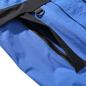 Vente en gros Veste coupe-vent en polyester avec logo personnalisé pour hommes Style vintage High Street col montant imperméable pour hommes OEM - Product Image 6