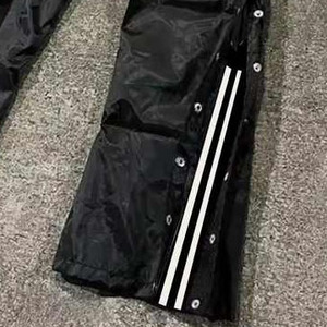 Nouvelle collection 2025 – Vêtements de rue décontractés pour hommes, personnalisés, de haute qualité, en nylon délavé, coupe ample, couleur unie, respirant et léger, fabriqués sur mesure. - Product Image 2