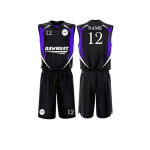 Fabricant d'uniformes de basket-ball personnalisés, ensemble de maillot et de short en polyester respirant à séchage rapide, vêtements de sport d'équipe pour hommes, femmes et jeunes - Product Image 4