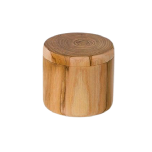 Tendance Design Bois Sel Poivre Pot Forme Ronde Taille Personnalisée Récipient À Épices De Haute Qualité À Vendre - Product Image 4