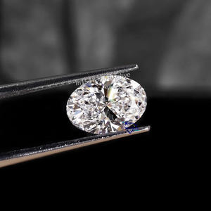 Joyería de diamantes de corte brillante ovalado cultivado en laboratorio suelto de alta calidad Color DEF 1,62 CT al por mayor excelente para fabricantes de joyas - Product Image 1
