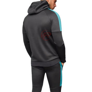 ชุดออกกำลังกายแขนสั้นสำหรับผู้ชายดีไซน์ใหม่ล่าสุดมีโลโก้ออกแบบเองได้ - Product Image 2