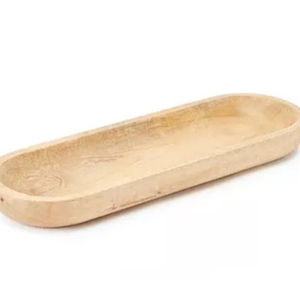 Plateau ménager en bois de haute qualité matériau en bois de mangue petit plateau en bois pâte bougie bol à pâte finition naturelle - Product Image 1