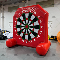 Cible géante gonflable de football pour événements sportifs en plein air et locations de fêtes