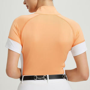 Camisa de Equitación de Manga Corta para Mujer de la Mejor Calidad, Fabricada Directamente en Fábrica, Camisas Ecuestres Personalizadas para Mujer en Venta - Product Image 2